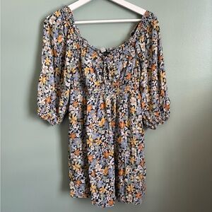 Floral Off-Shoulder Women Dress